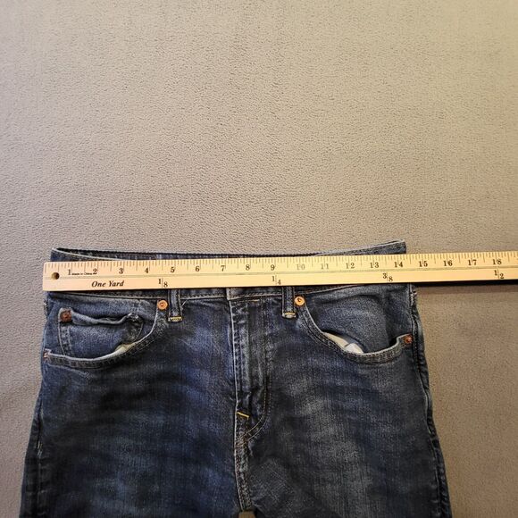 American Eagle Mens 28x29 Athletic Straight Air Flex Distressed Denim Jeans - Picture 8 of 10